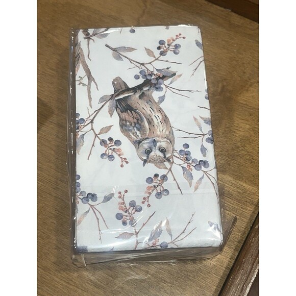 WRAPAHOLIC 50Pcs Owl  Guest Napkins - Guest Disposable Hand Towel Decopague - Picture 6 of 6